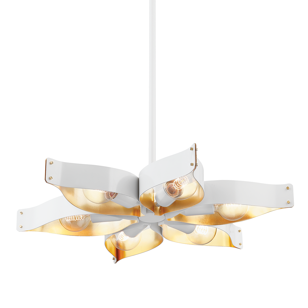 Nala Chandelier-Mitzi-HVL-H658806-SWH/GL-Chandeliers6 Lights-1-France and Son