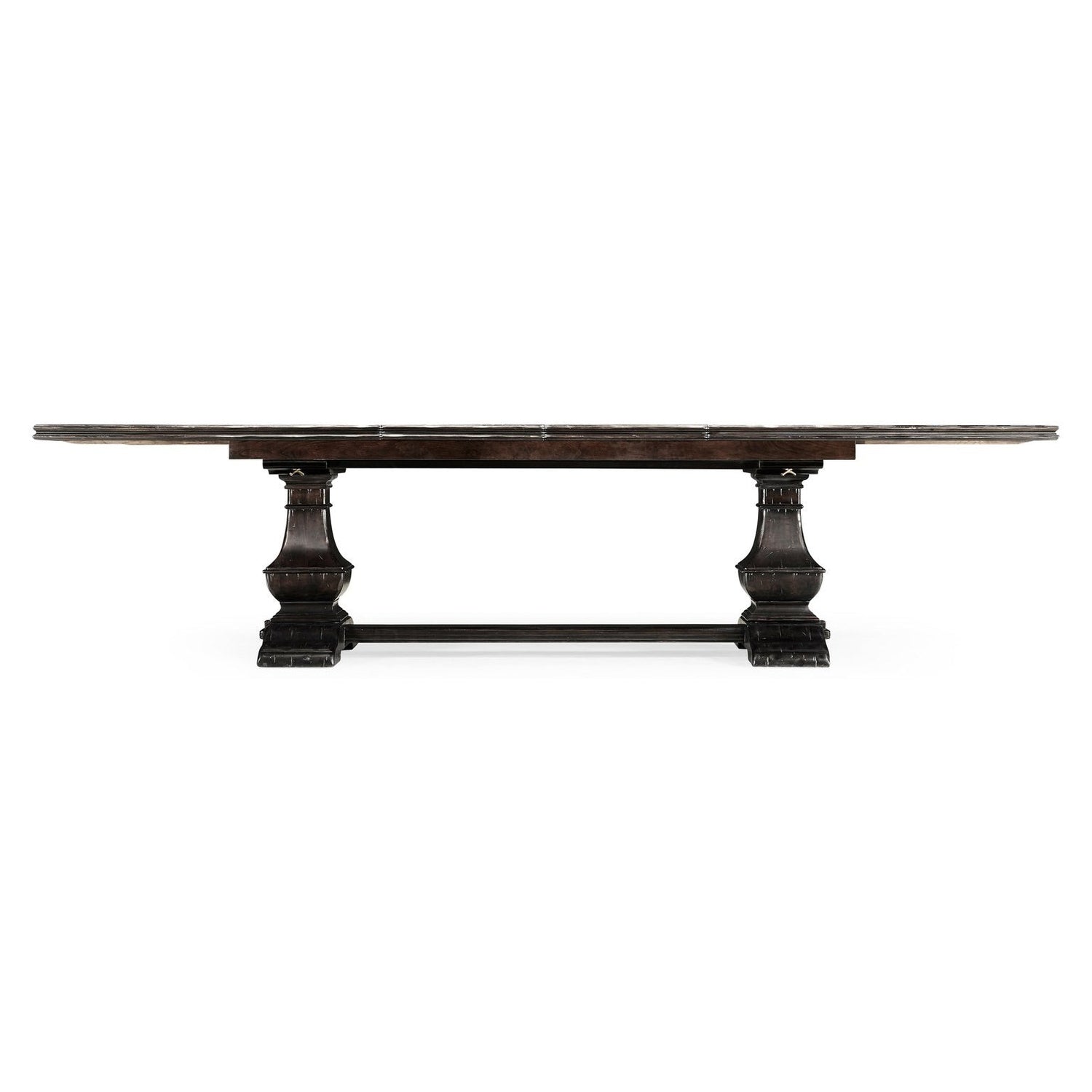 Casual Extending Dining Table-Jonathan Charles-JCHARLES-491169-86L-CFW-Dining TablesCountry Walnut-13-France and Son