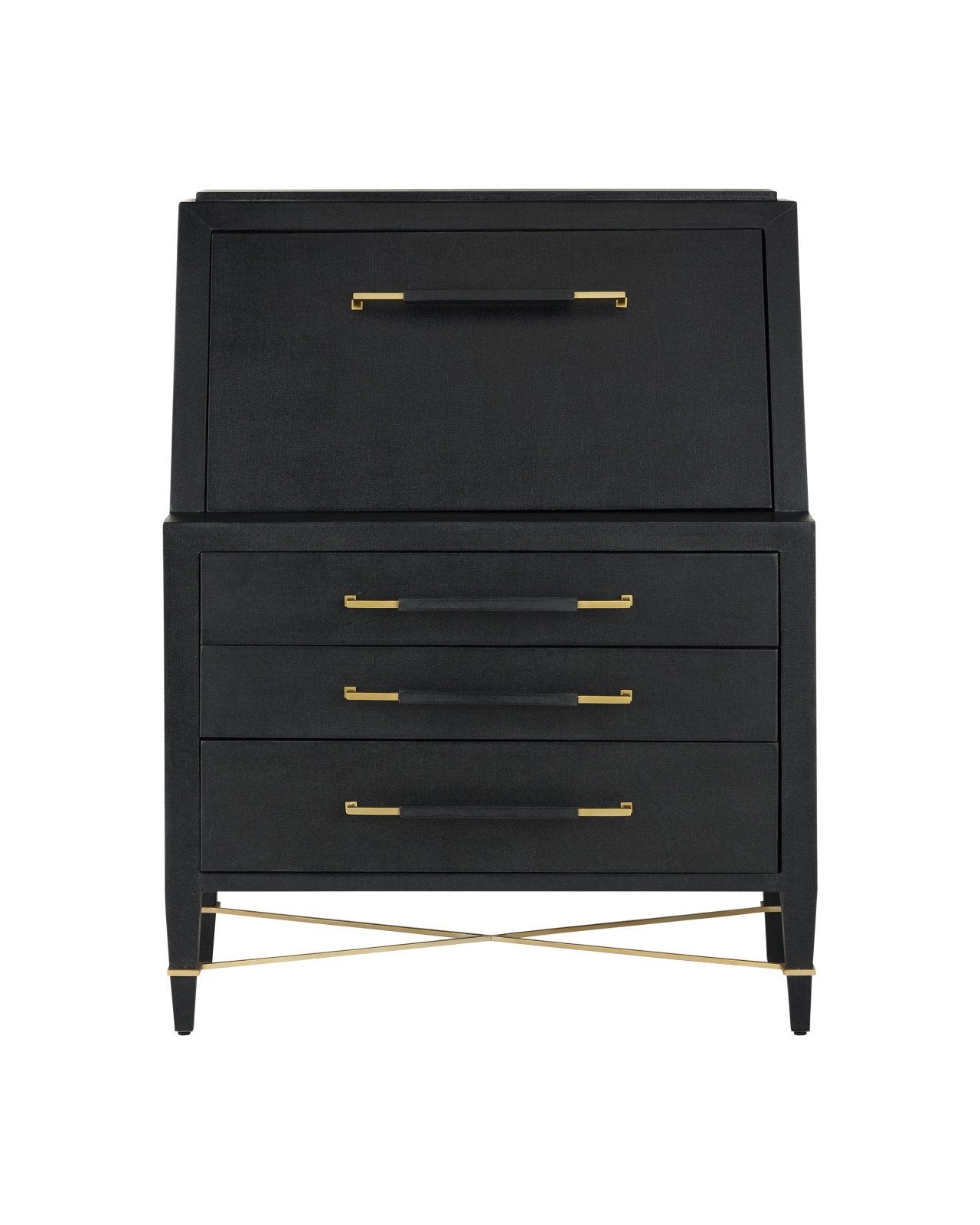 Verona Black Secretary Desk