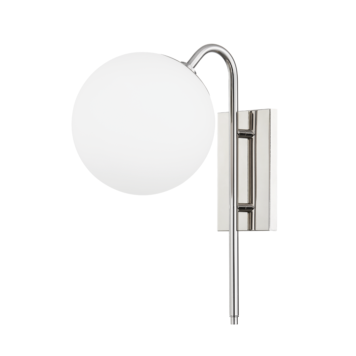 Ingrid 1 Light Wall Sconce-Mitzi-HVL-H504101-PN-Outdoor Wall SconcesPolished Nickel-2-France and Son