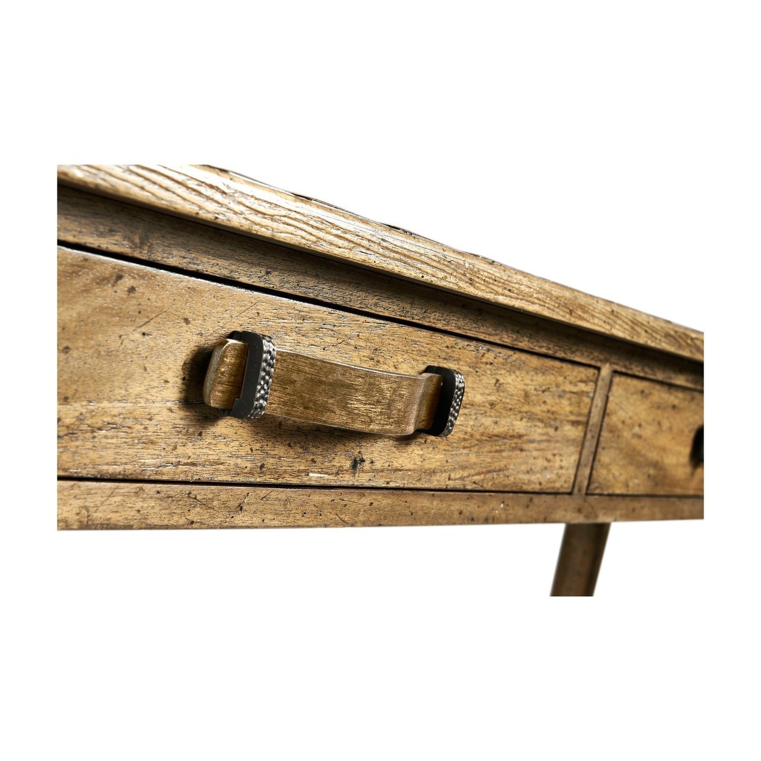Parquet Console Table-Jonathan Charles-JCHARLES-491077-CFW-Console TablesCountry Walnut-12-France and Son