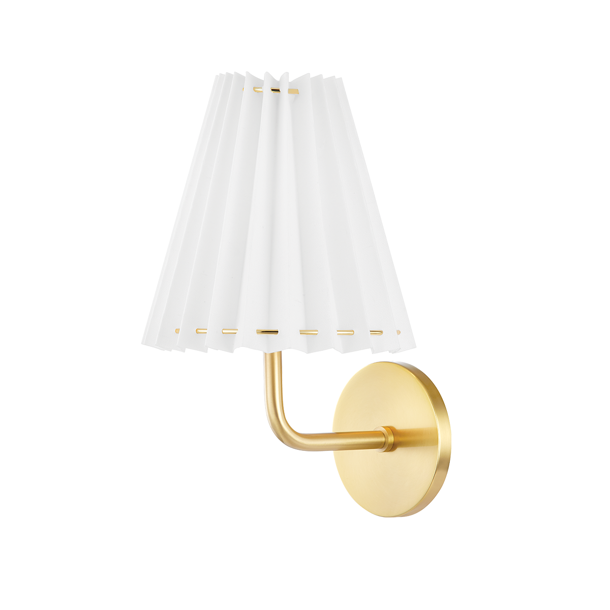 Demi 1 Light Wall Scone-Mitzi-HVL-H476101A-AGB-Outdoor Wall SconcesAged Brass-1-France and Son