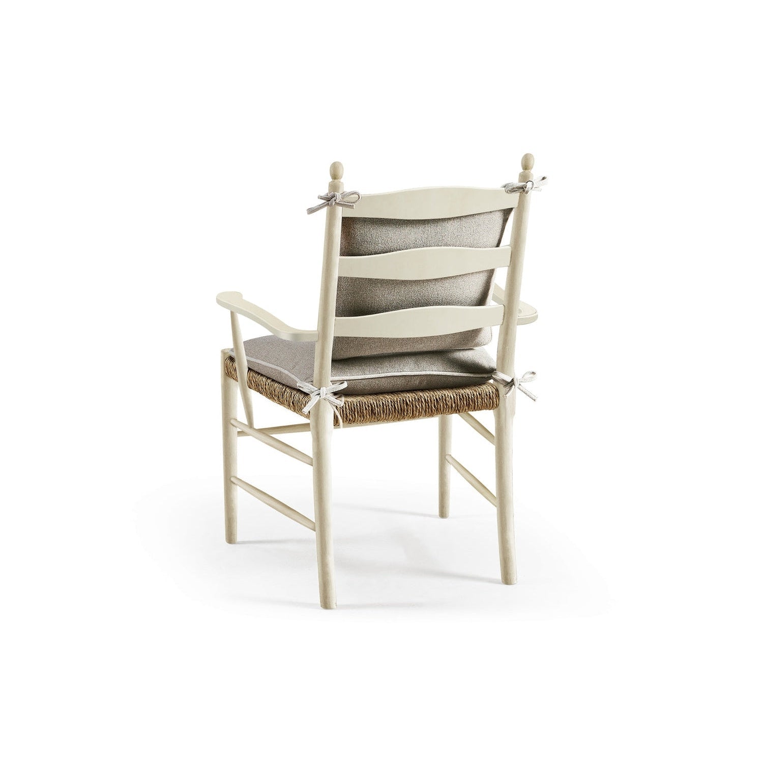 Doppler Ladder Back Arm Chair-Jonathan Charles-JCHARLES-003-2-000-BLW-Dining ChairsGrey - Natural-6-France and Son