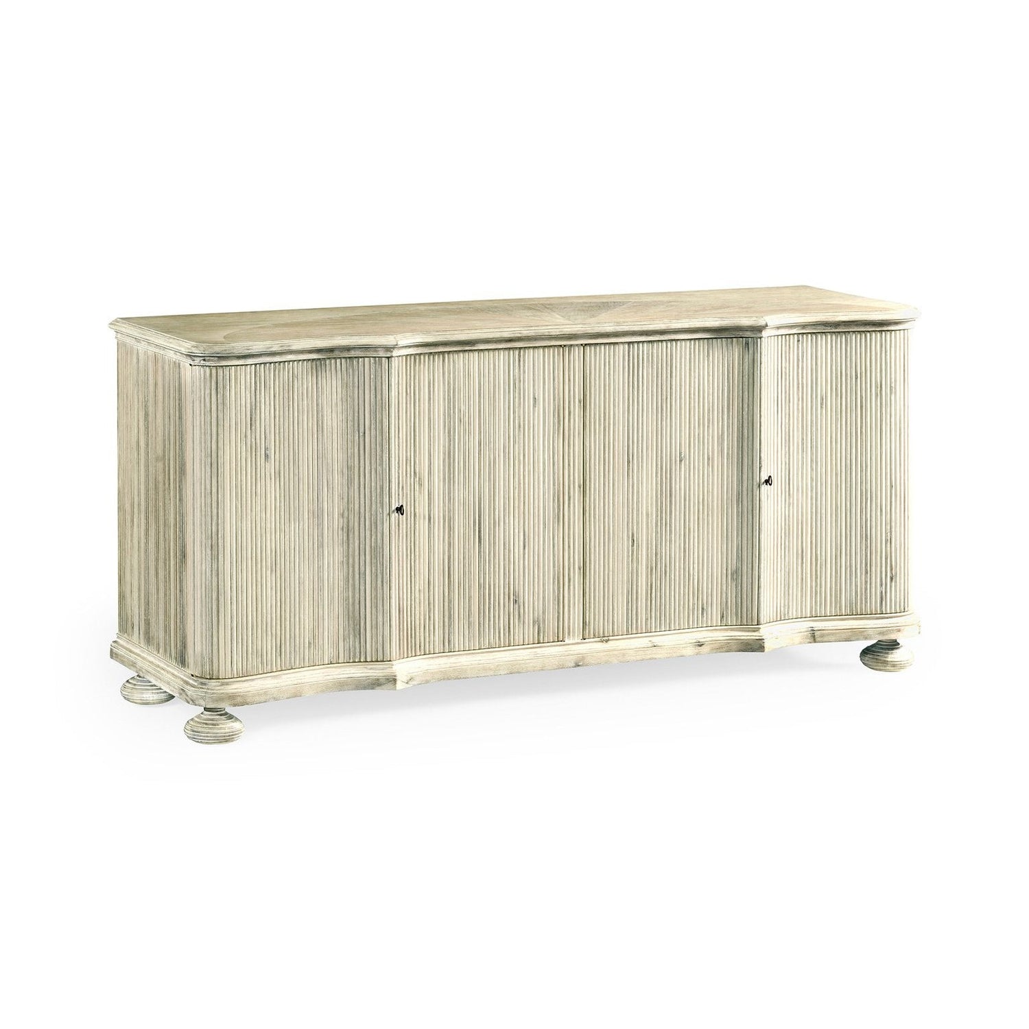 Bywater Washed Acacia Buffet-Jonathan Charles-JCHARLES-530127-WAA-Sideboards & Credenzas-1-France and Son