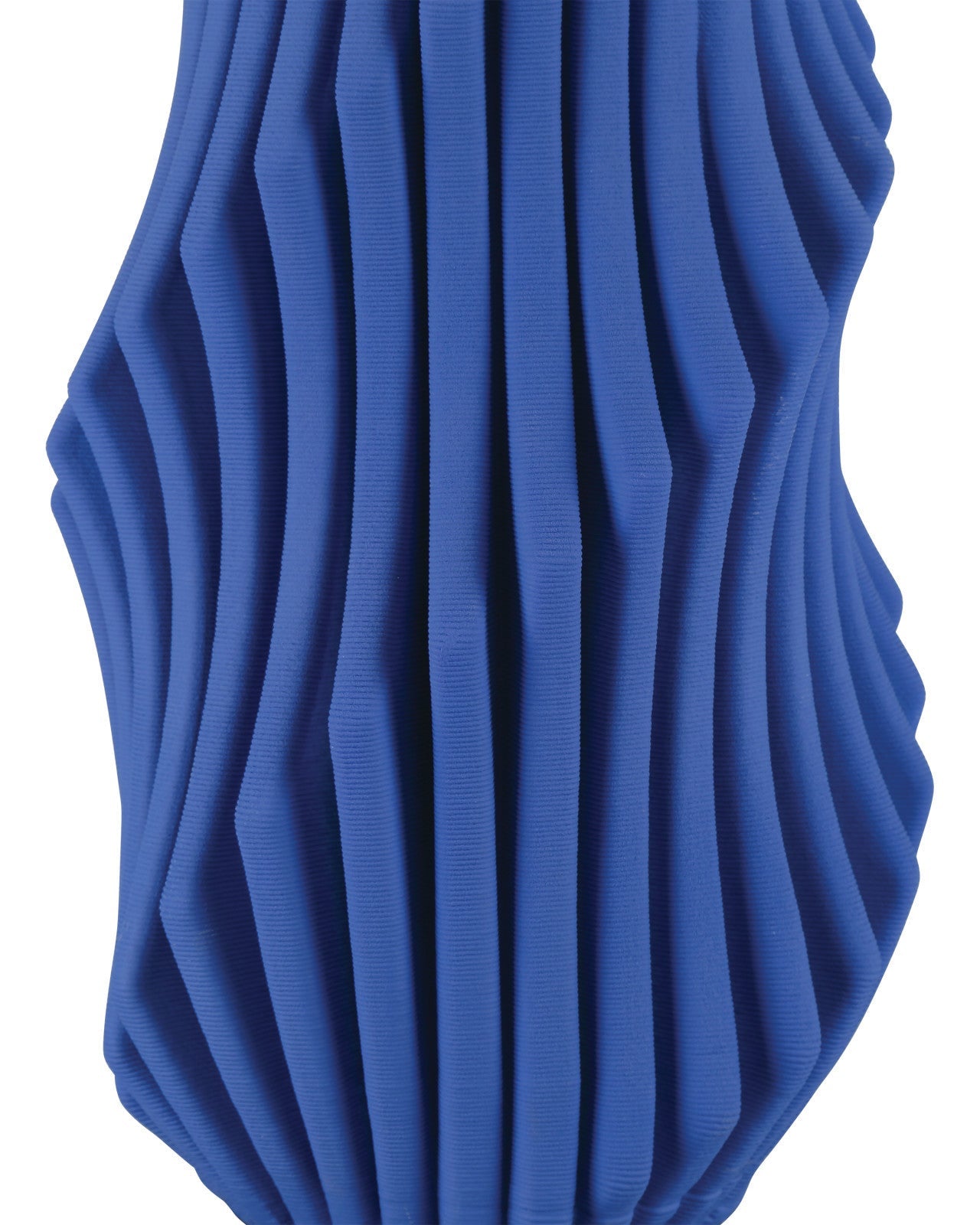 Blue Pleat Medium Vase