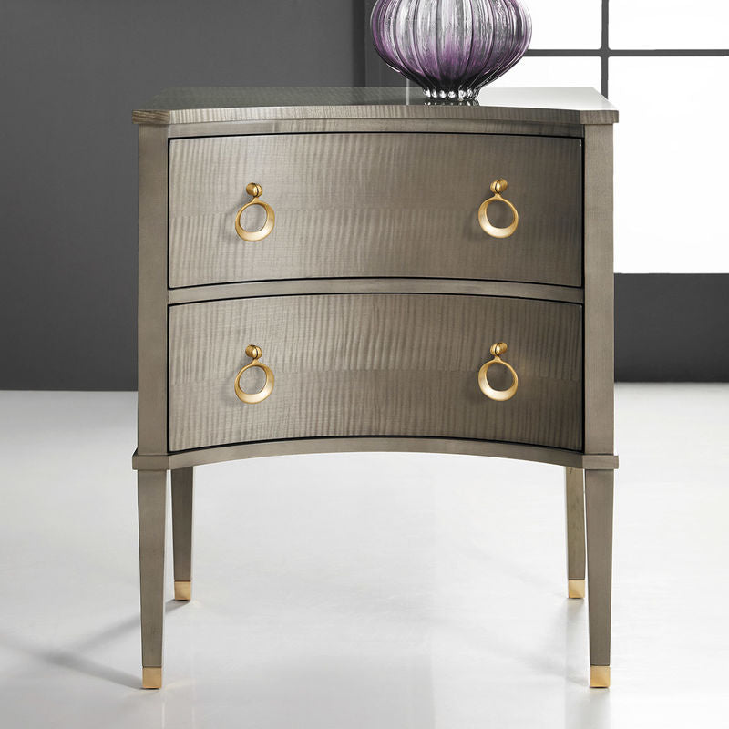 Concave Bedside Chest-Grey Sycamore-Modern History-MODERN-MH952F02-Nightstands-1-France and Son