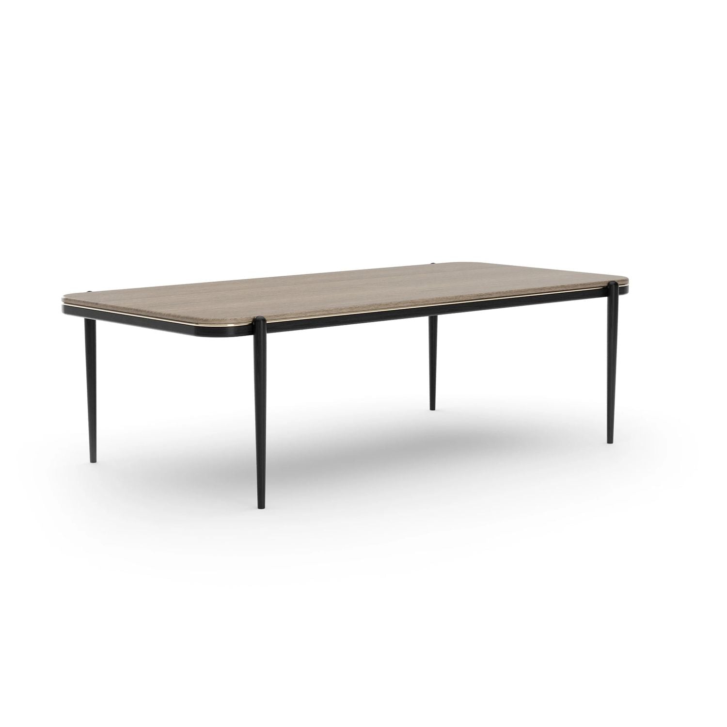Alternate view of Madera Rectangular Dining Table 94.5, featuring wood, wood veneer, and a rectangular dining surface.