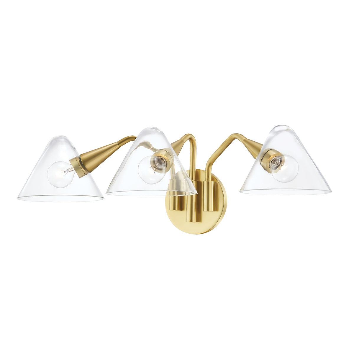 Isabela 3 Light Wall Sconce-Mitzi-HVL-H327103-AGB-Outdoor Wall SconcesAged Brass-3-France and Son