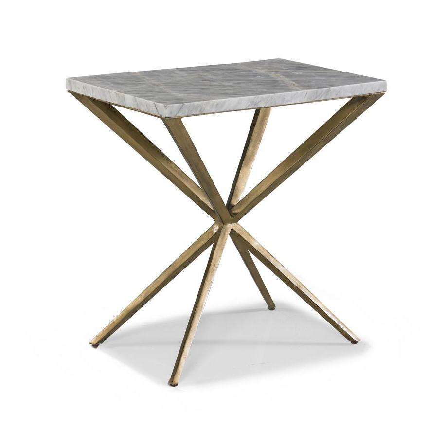 Centurion Side Table-Hickory White-HICW-904-35-Side Tables-1-France and Son
