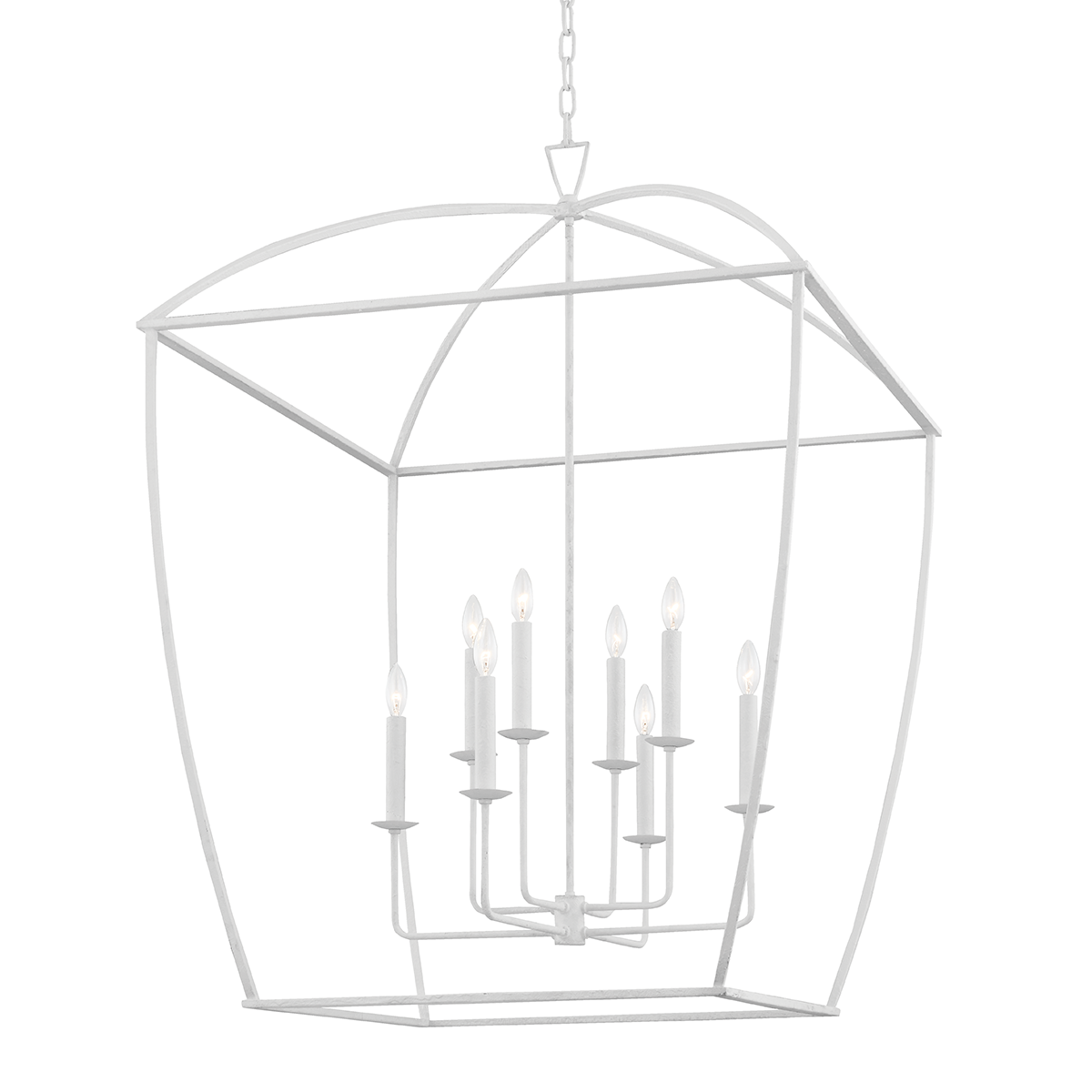 Bryant 8 Light Extra Large Pendant-Hudson Valley-HVL-8334-WP-PendantsWhite Plaster-3-France and Son