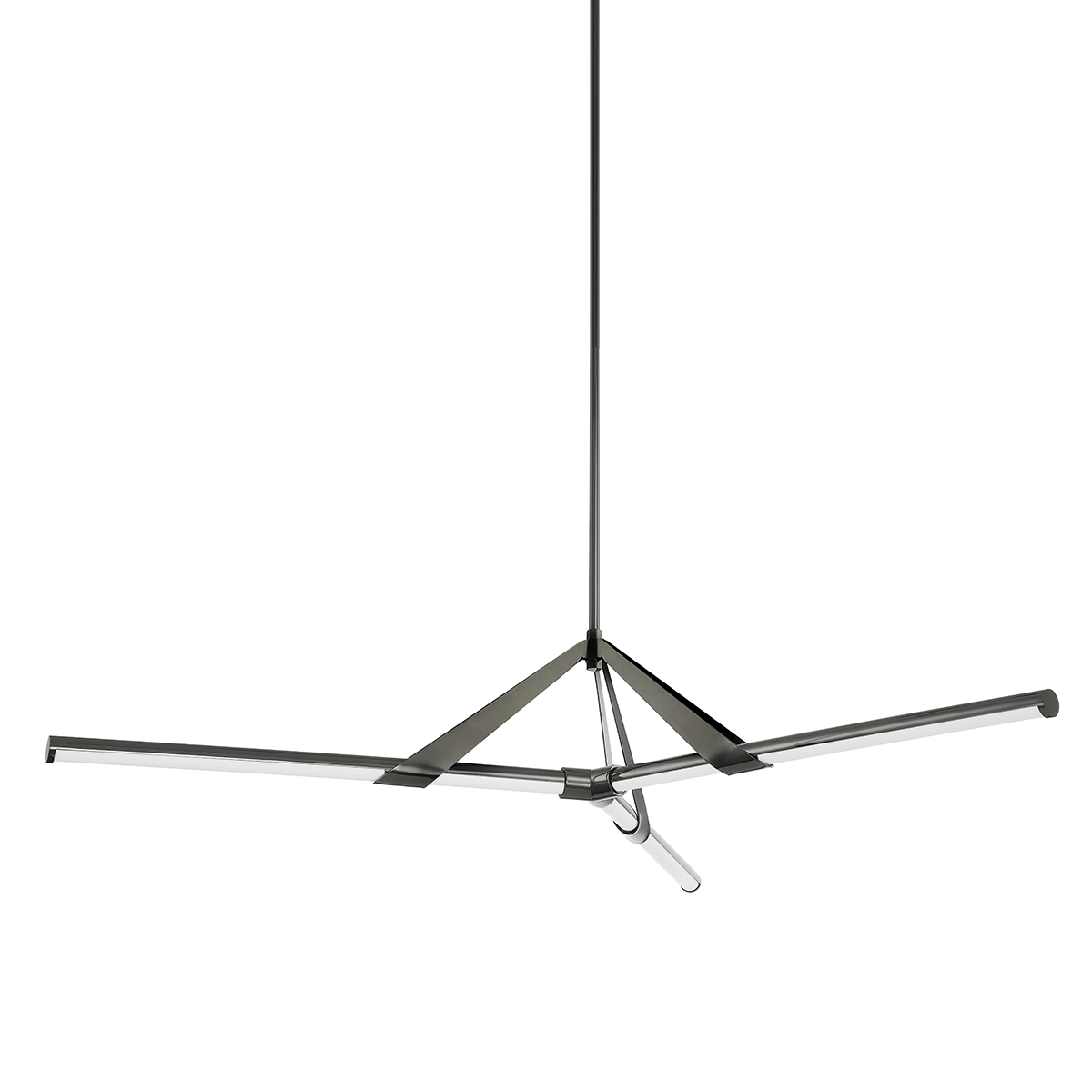 Jonas 3 Light Chandelier Large-Hudson Valley-HVL-3062-BLNK-ChandeliersBlack Nickel-2-France and Son