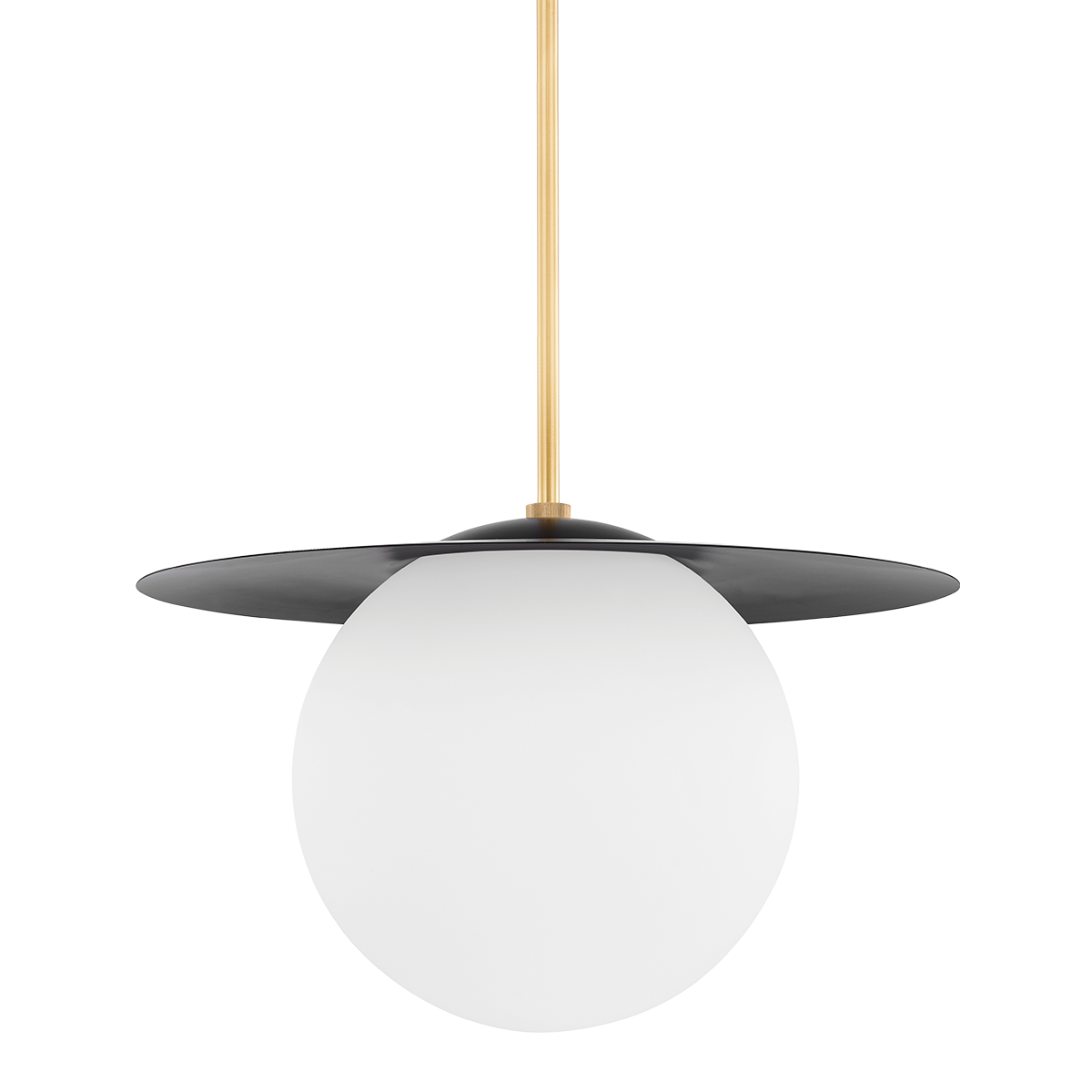 Marlene 1 Light Pendant-Mitzi-HVL-H600701L-AGB/SBK-PendantsLarge-1-France and Son