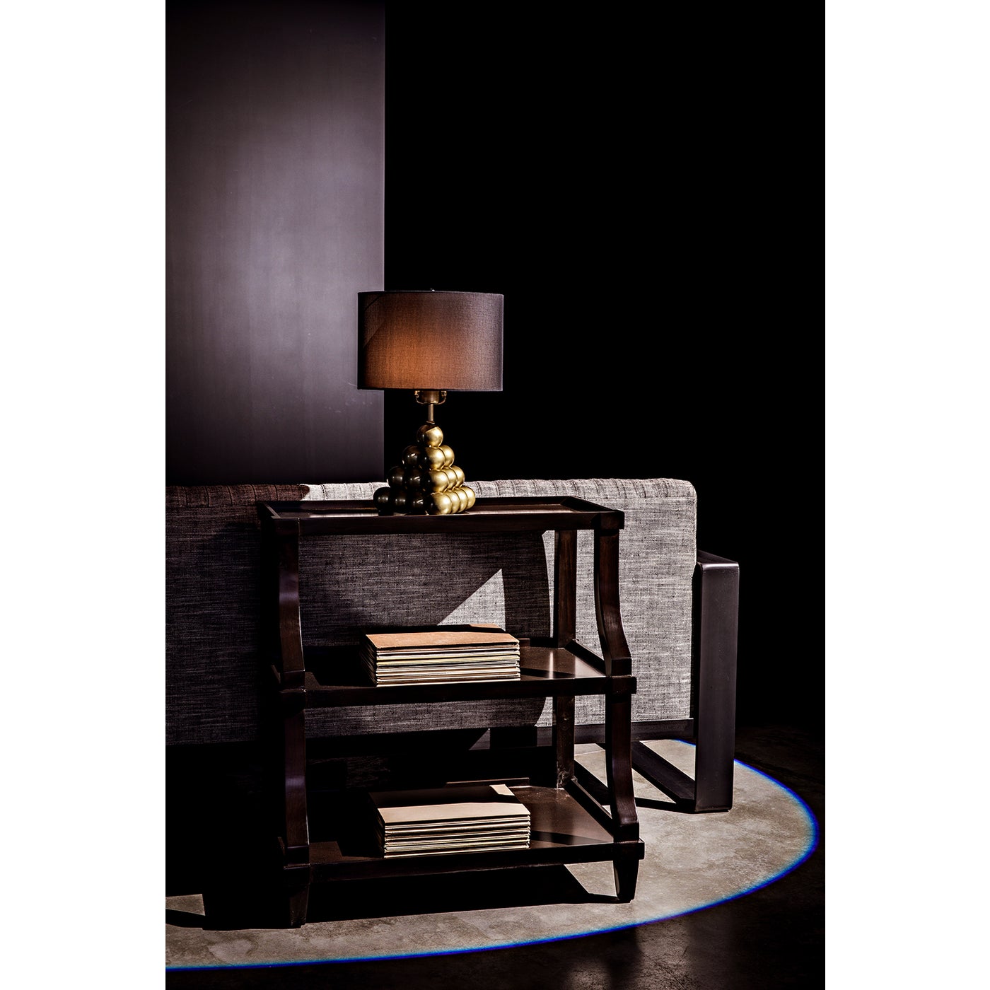Carlsbad Side Table-CFC-CFC-FF135-ST-Side TablesEspresso ( Straight )-2-France and Son