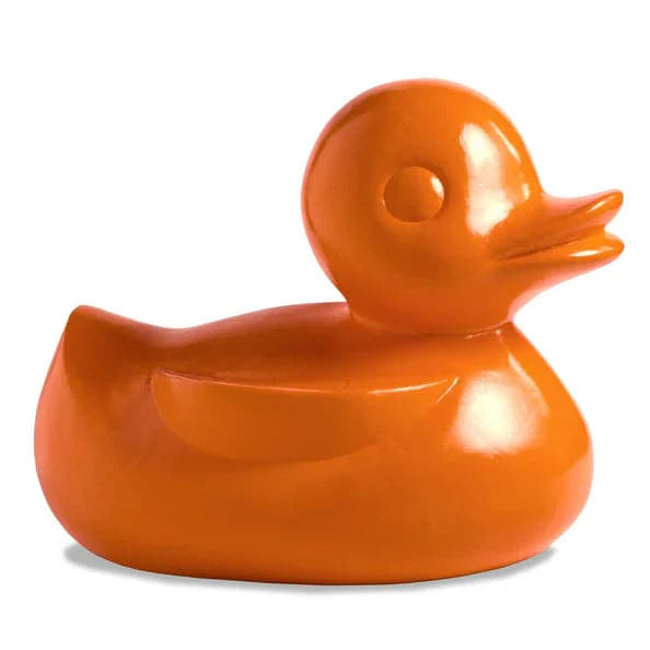 FG UV Duck Sculpture-Gold Leaf Design Group-GOLDL-FG2370-OR-UV-Decorative ObjectsOrange-6-France and Son