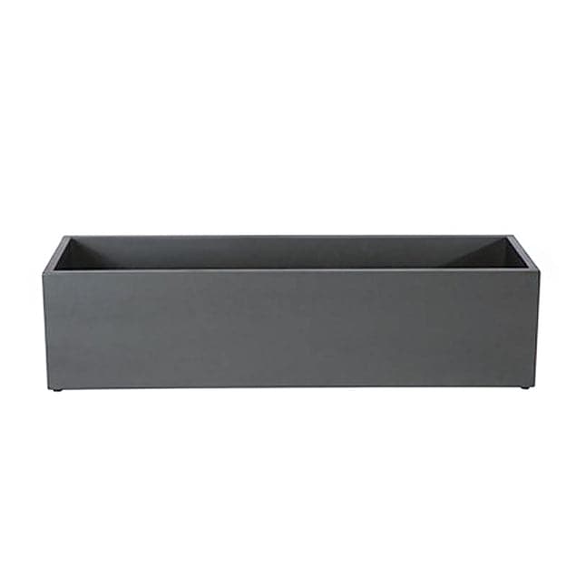 Rectangle 48"L Planter-Gold Leaf Design Group-GOLDL-WD985-48PW-PlantersPewter-48"L x 14"W x 12"H-10-France and Son