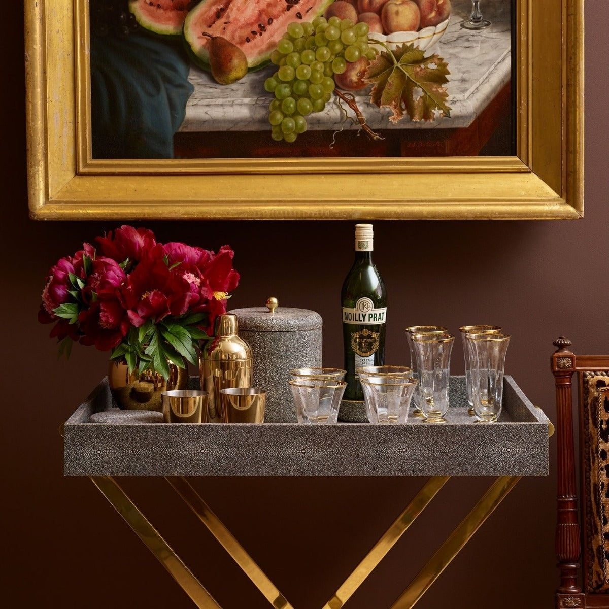 Classic Shagreen Butler Tray - image 3