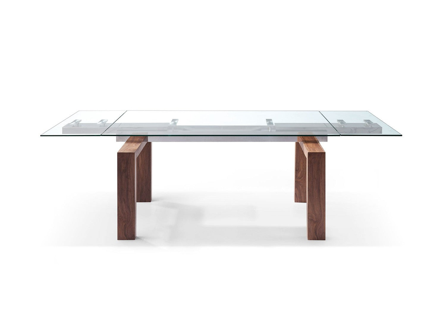 Davy Extendable Dining Table-Whiteline Modern Living-WHITELINE-DT1256-WLT-Dining Tables-2-France and Son