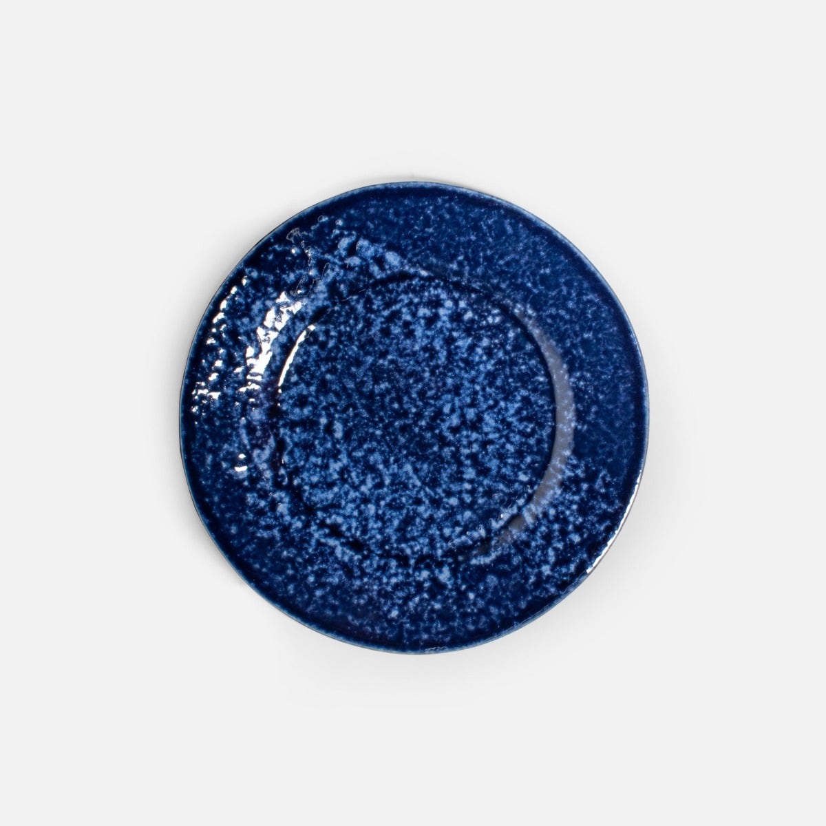 Isla, Spotted Navy Dinner Plate, Pack/4