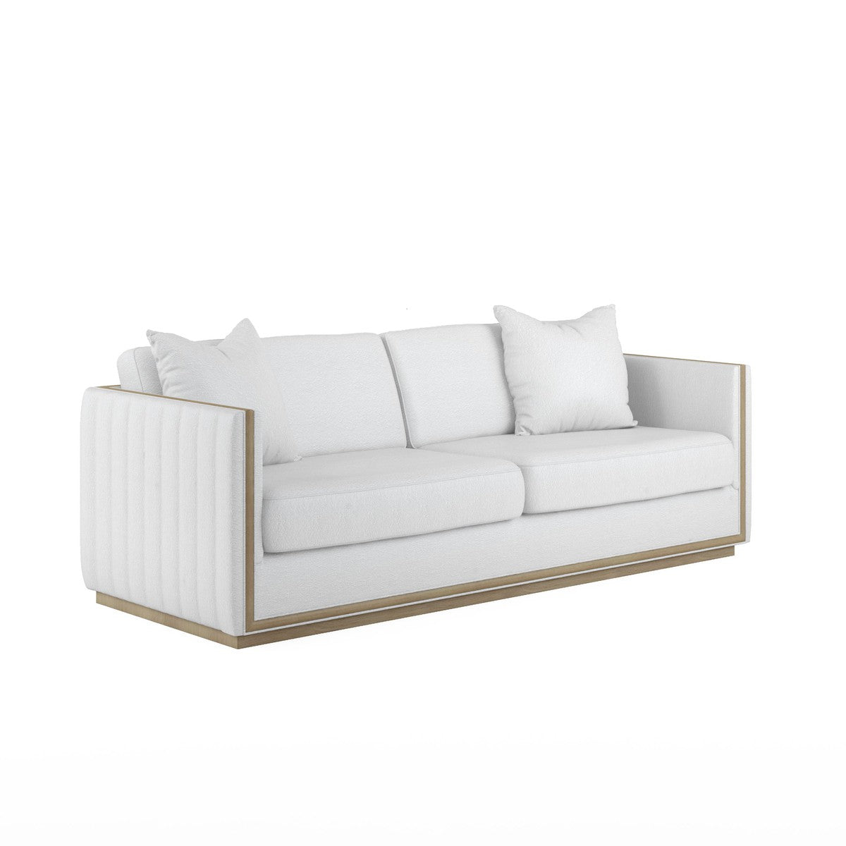 Cassat Channeled Sofa - White