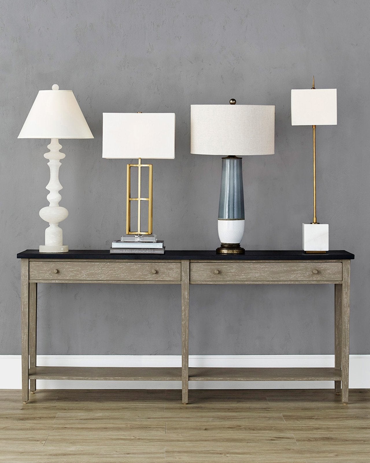 Farrington White Table Lamp