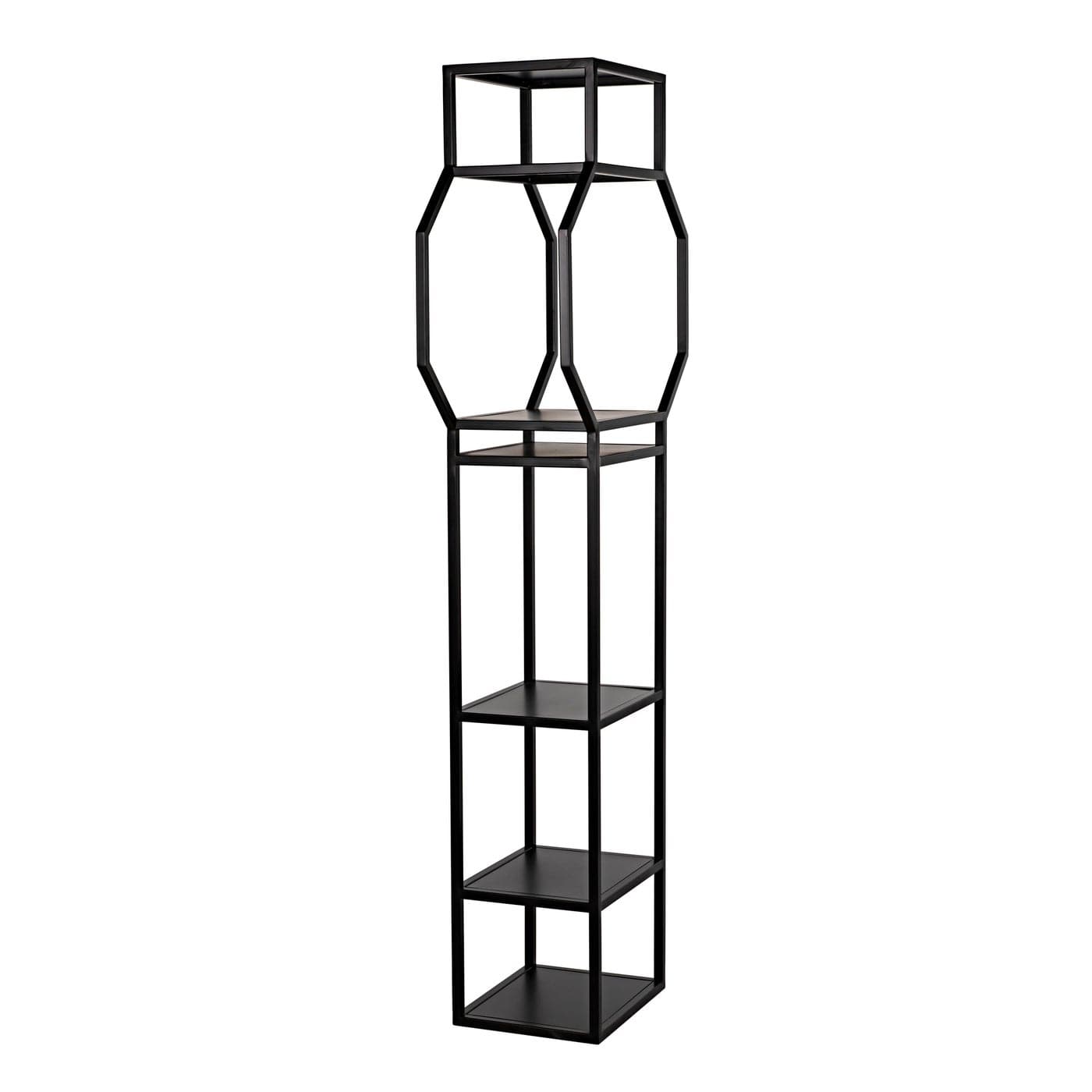 Downtown Bookcase-Noir-NOIR-GBCS235MTB-Bookcases & CabinetsDowntown A Bookcase-6-France and Son