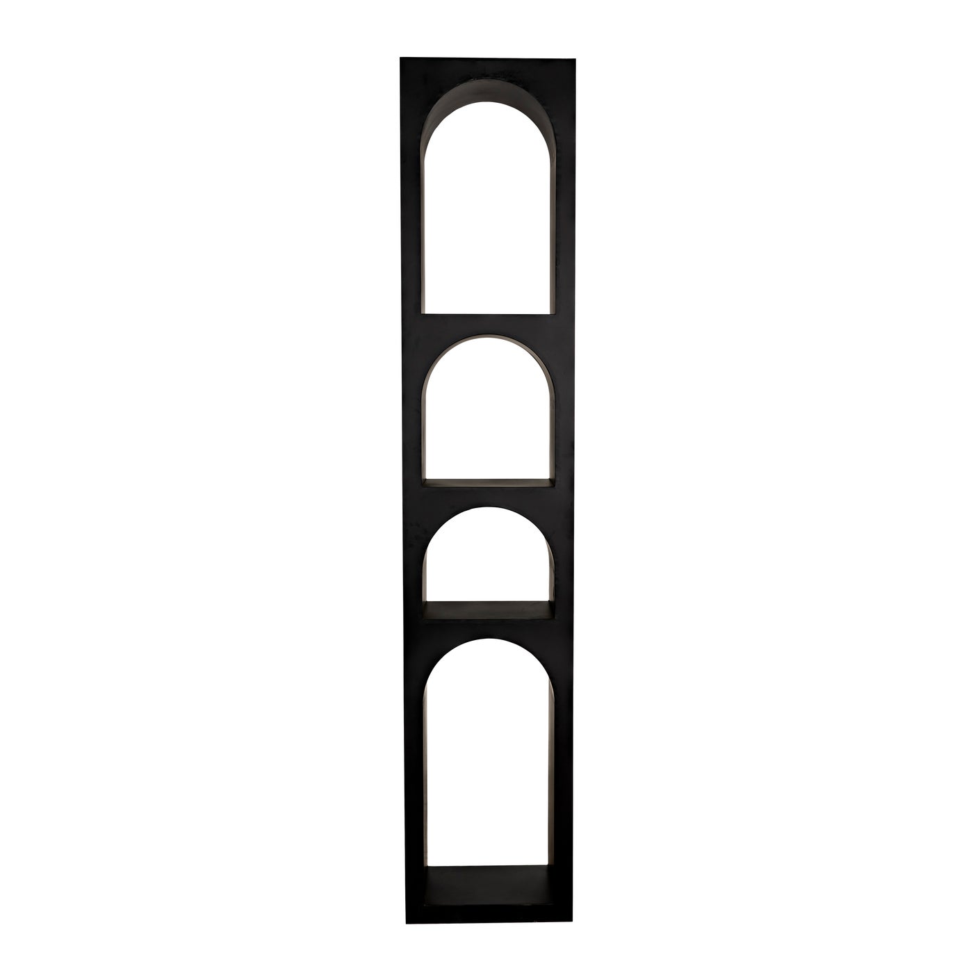 Aqueduct Bookcase-Noir-NOIR-GBCS240MTB-A-Bookcases & CabinetsSmall-5-France and Son