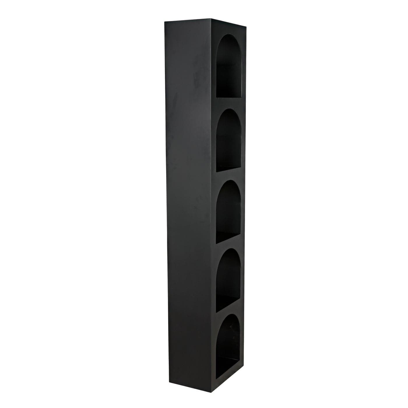 Aqueduct Bookcase-Noir-NOIR-GBCS240MTB-A-Bookcases & CabinetsSmall-9-France and Son