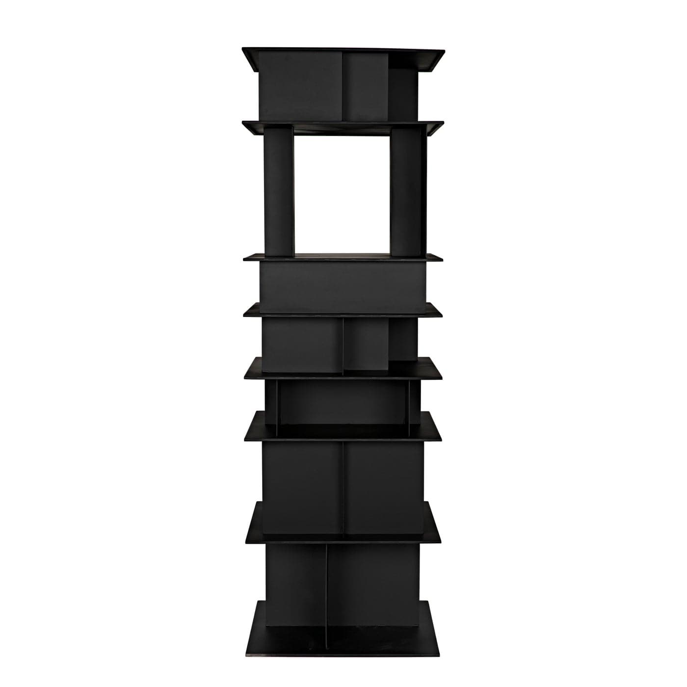 Pisa Shelf - Black Steel-Noir-NOIR-GBCS245MTB-Bookcases & Cabinets-2-France and Son