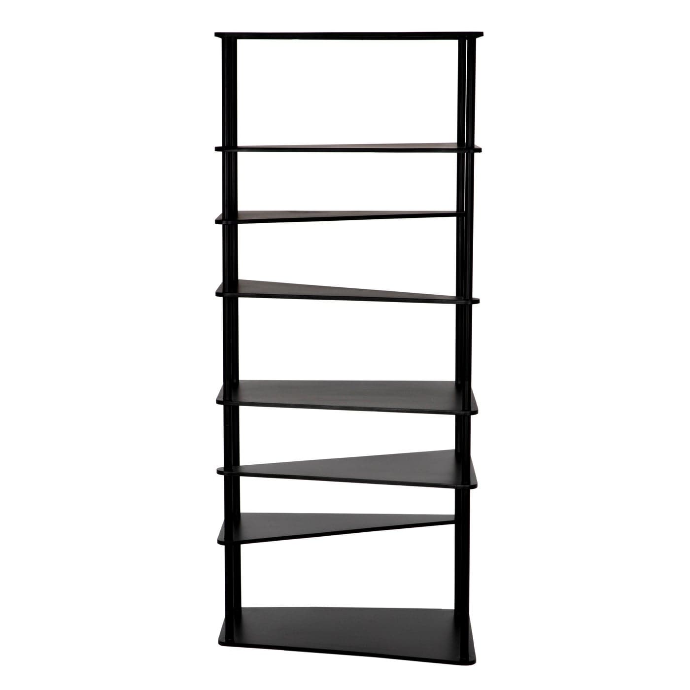 Everest Bookcase II-Noir-NOIR-GBCS254MTB-Bookcases & Cabinets-2-France and Son