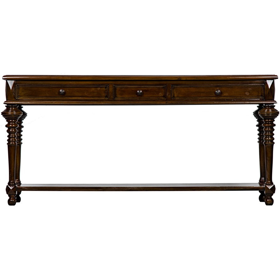 Colonial Sofa Table-Noir-NOIR-GCON102-Console TablesBlack-2-France and Son