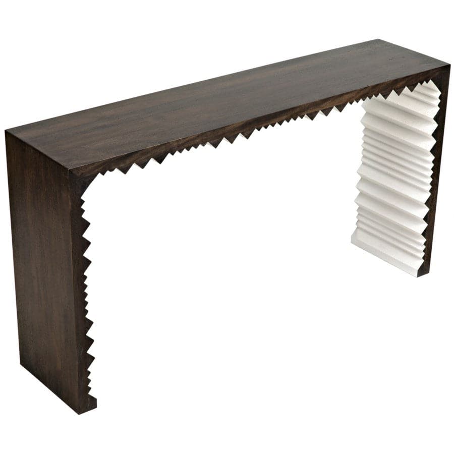 Nelson Console-Noir-NOIR-GCON160EBWH-Console TablesEbony & White Walnut-10-France and Son