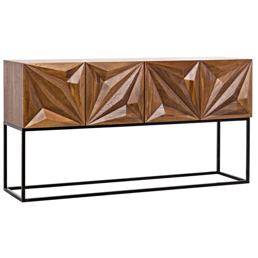 Zurich Console-Noir-NOIR-GCON262DW-Sideboards & CredenzasDark Walnut-8-France and Son