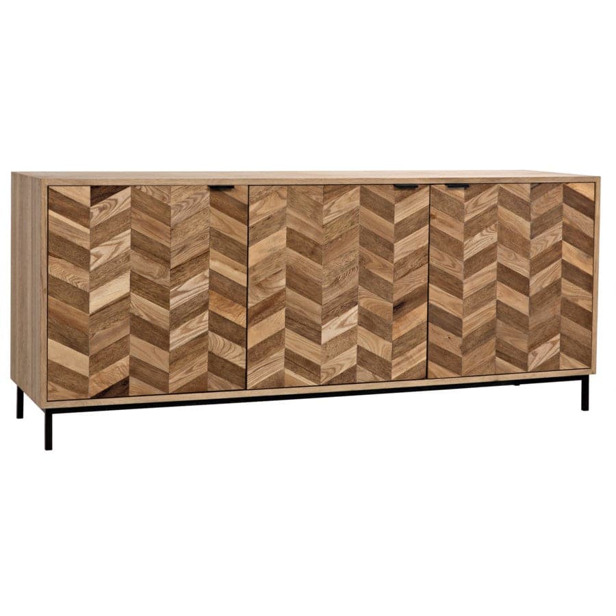 Herringbone Sideboard-Noir-NOIR-GCON270MTB-Sideboards & Credenzas-1-France and Son