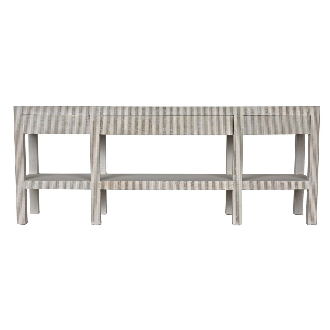 Conrad Console - White Wash-Noir-NOIR-GCON272WH-Console Tables-2-France and Son