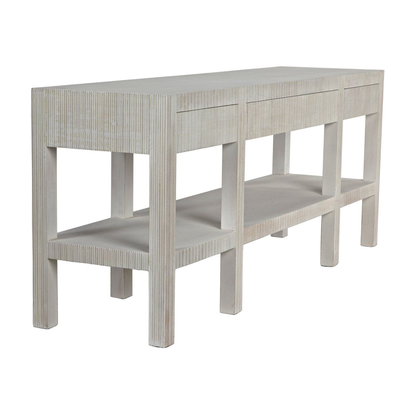 Conrad Console - White Wash-Noir-NOIR-GCON272WH-Console Tables-3-France and Son