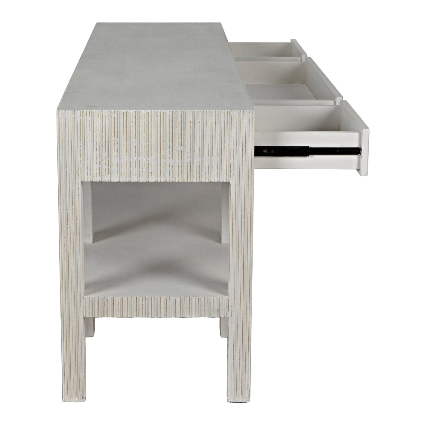 Conrad Console - White Wash-Noir-NOIR-GCON272WH-Console Tables-5-France and Son