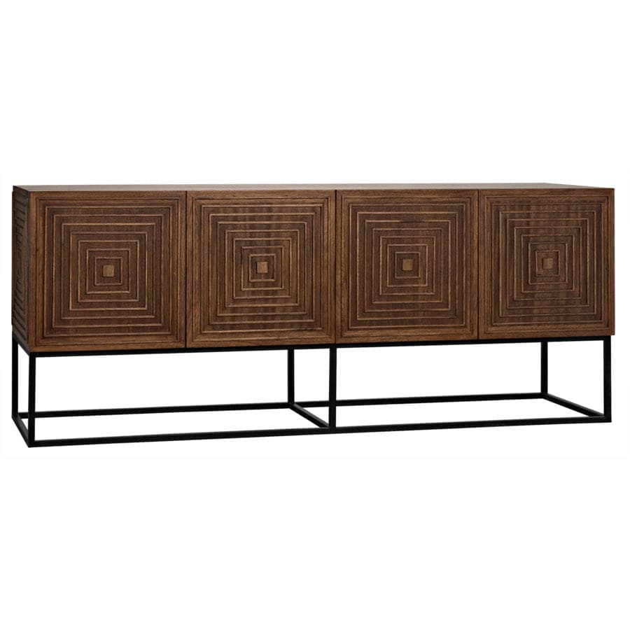 Lanon Sideboard-Noir-NOIR-GCON289DW-Sideboards & Credenzas-2-France and Son