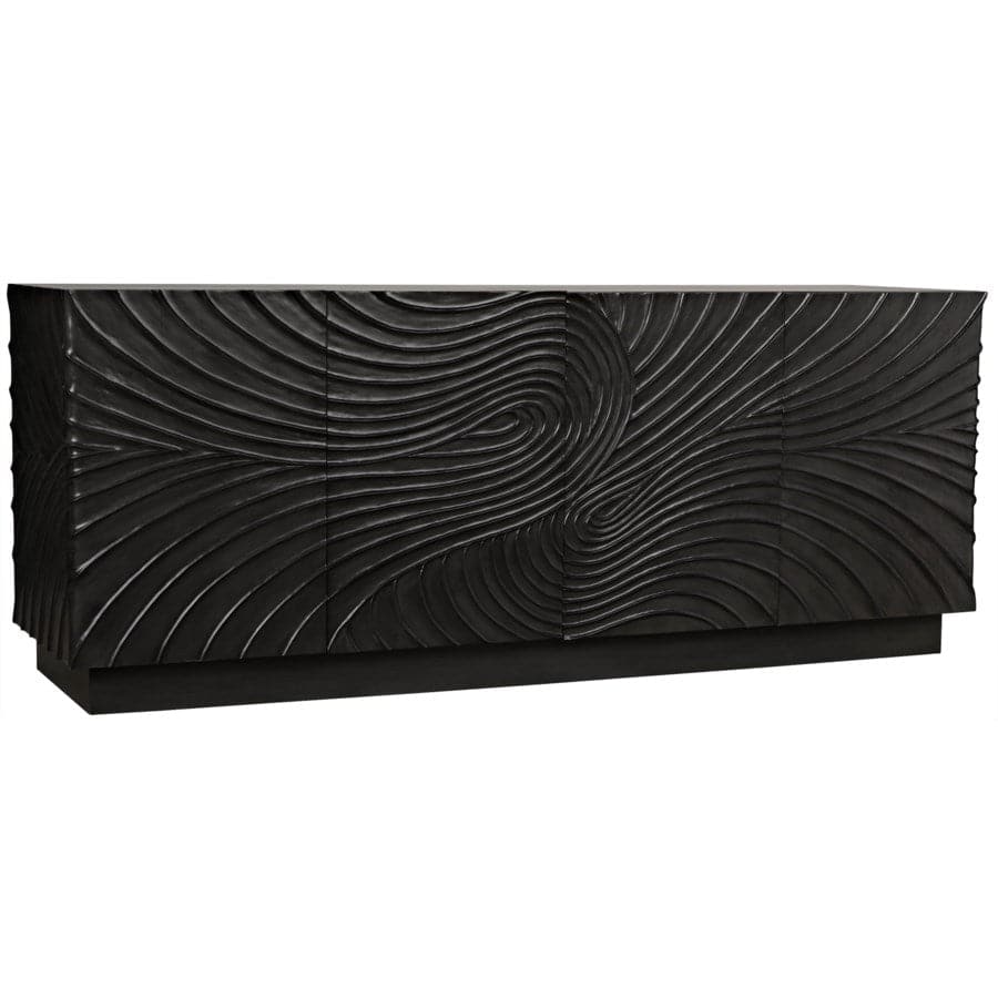 Cavalier Sideboard-Noir-NOIR-GCON333P-Sideboards & Credenzas-4-France and Son