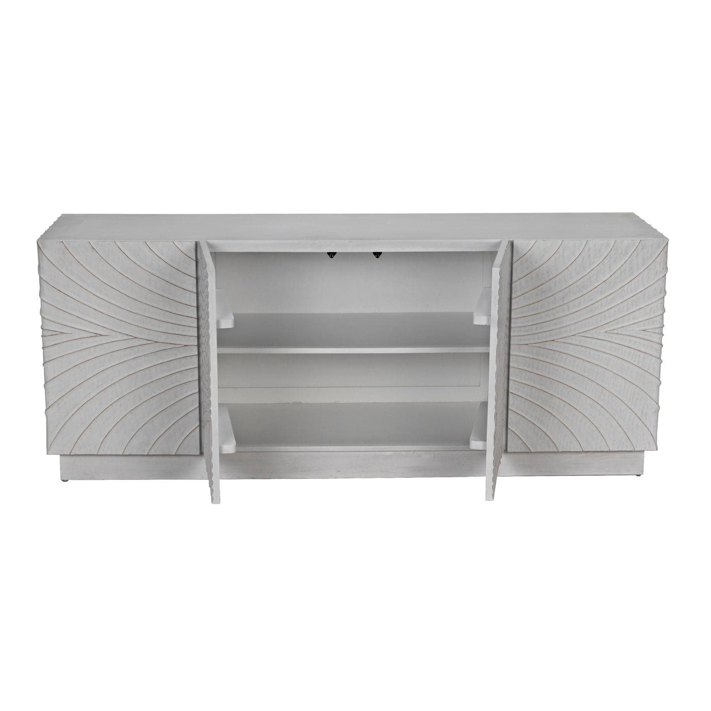 Cavalier Sideboard - White Wash-Noir-NOIR-GCON333WH-Sideboards & Credenzas-5-France and Son