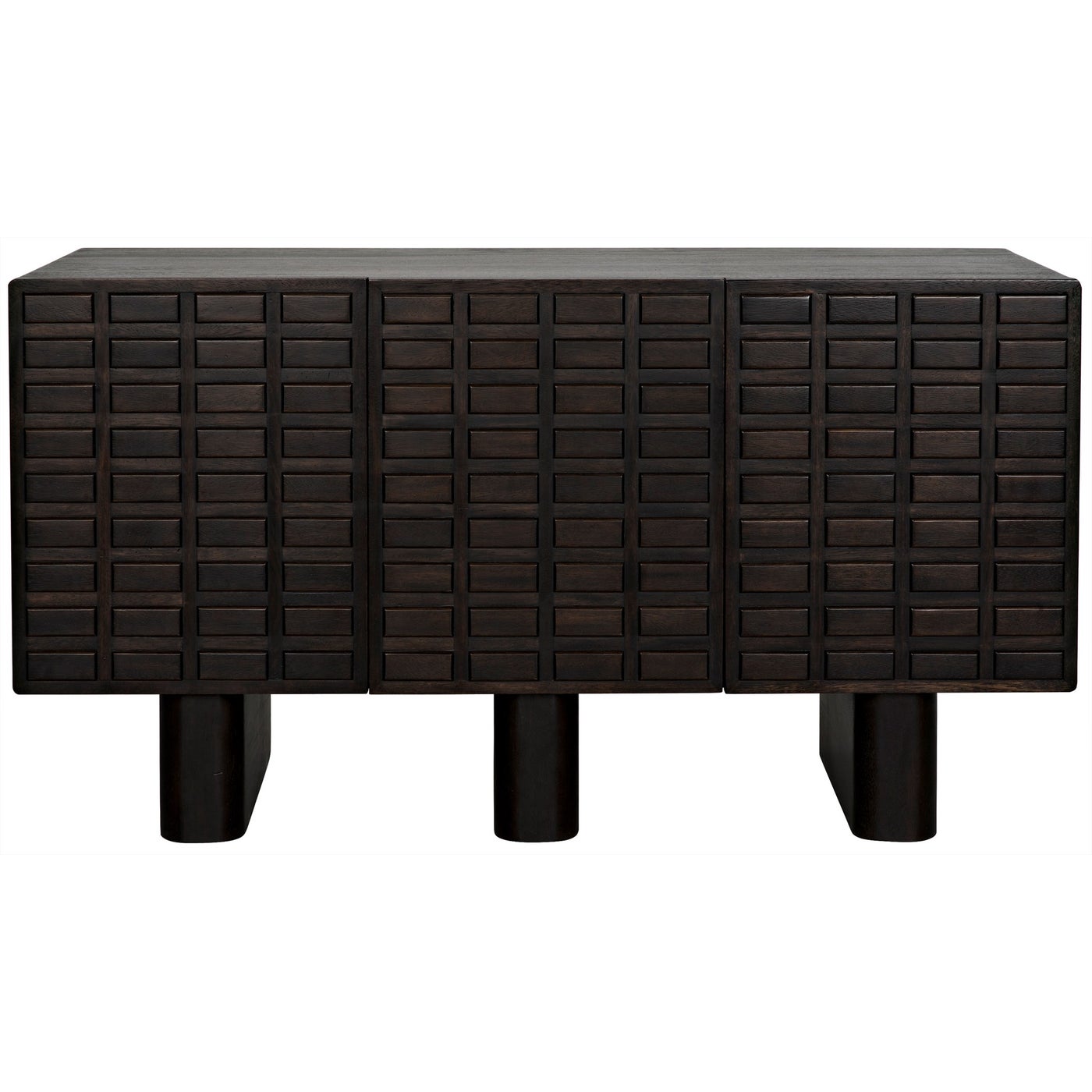 Vega Sideboard - Ebony Walnut-Noir-NOIR-GCON348EB-Sideboards & Credenzas-6-France and Son