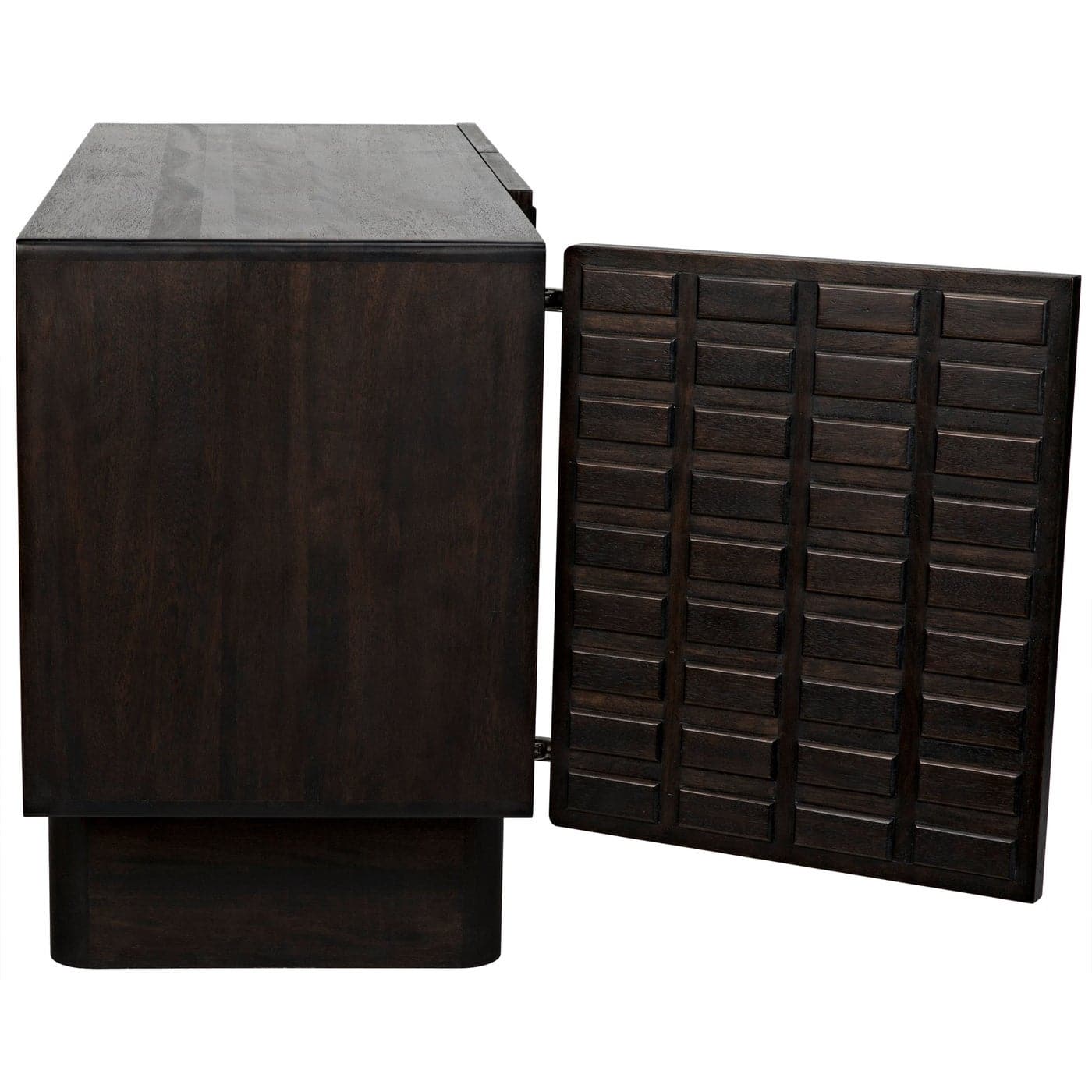 Vega Sideboard - Ebony Walnut-Noir-NOIR-GCON348EB-Sideboards & Credenzas-3-France and Son