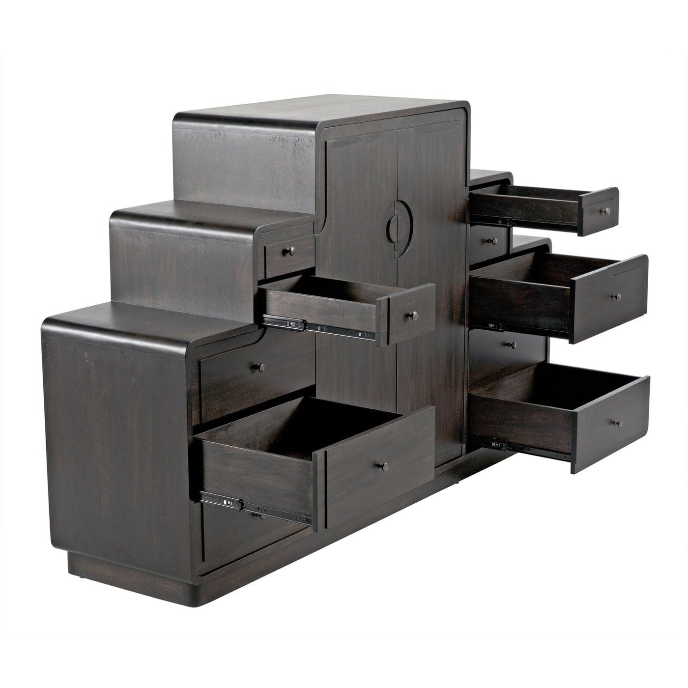 Nova Sideboard - Ebony Walnut-Noir-NOIR-GCON357EB-Sideboards & Credenzas-5-France and Son