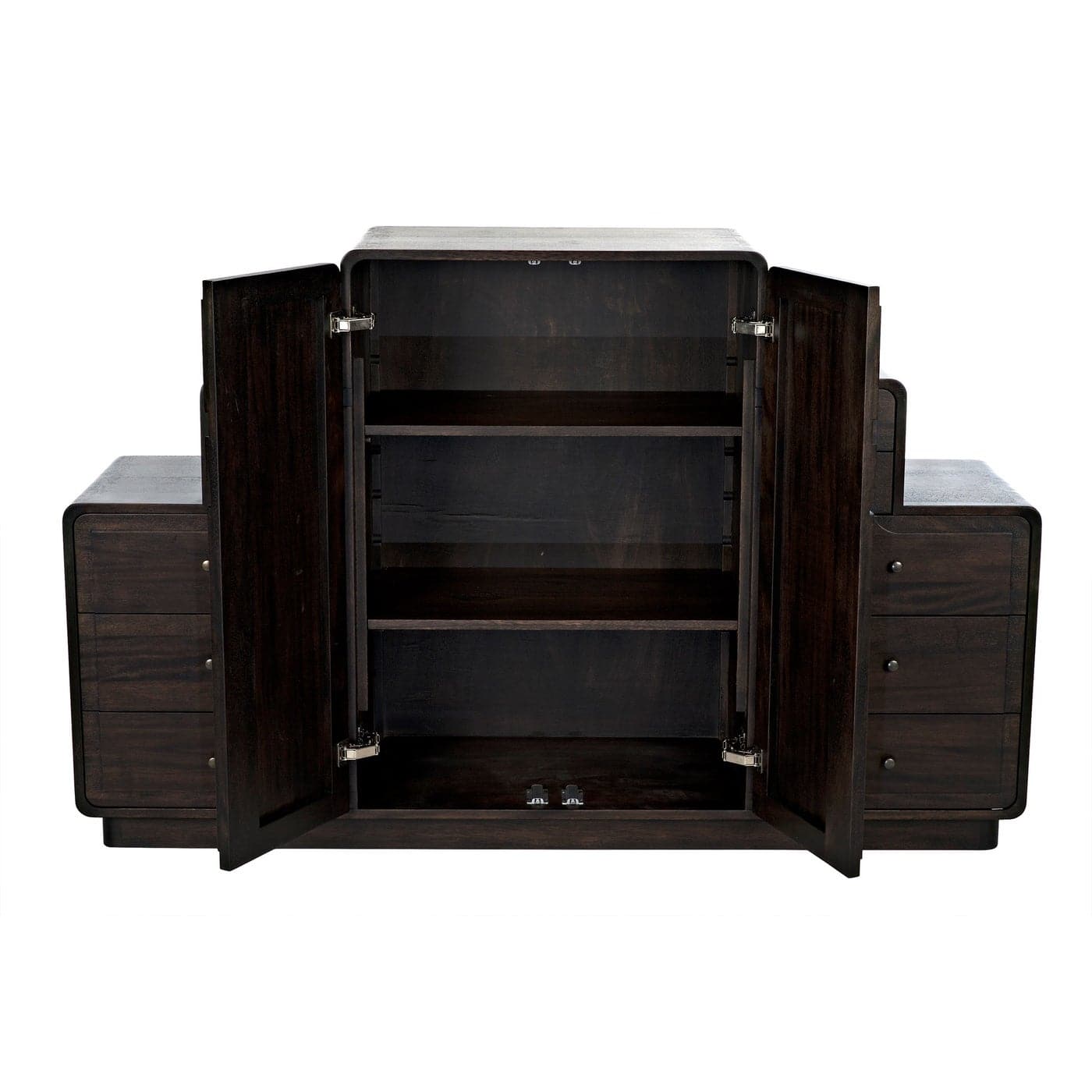 Nova Sideboard - Ebony Walnut-Noir-NOIR-GCON357EB-Sideboards & Credenzas-3-France and Son