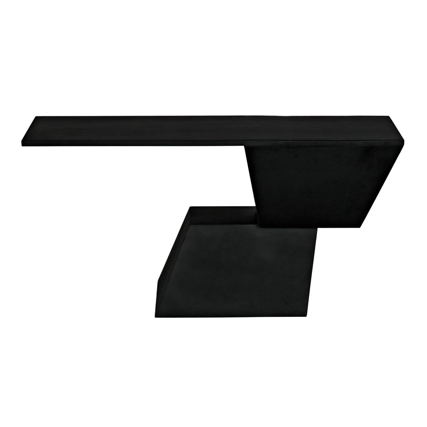 Pieta Console - Black Steel-Noir-NOIR-GCON392MTB-Console Tables-3-France and Son