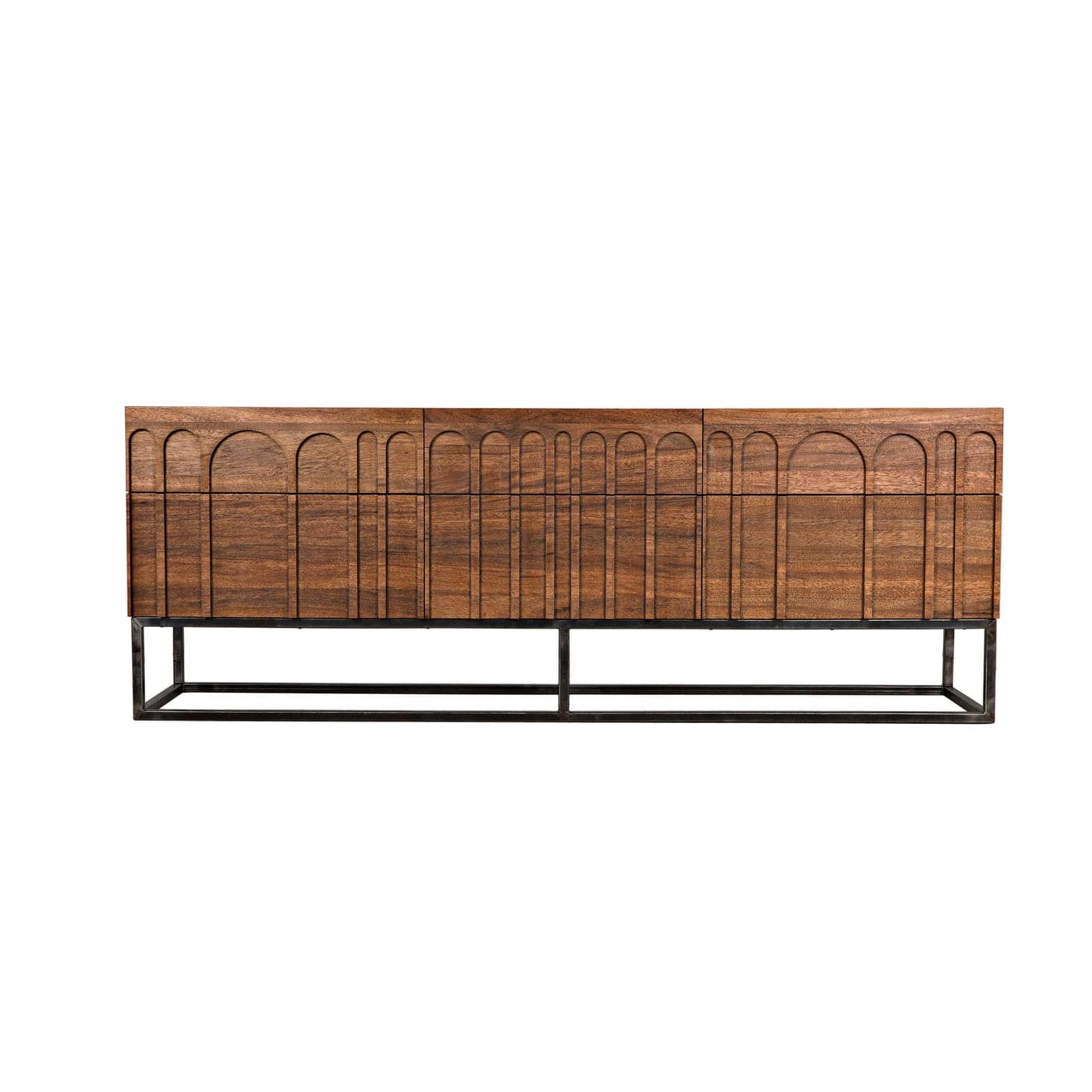 Casanova Sideboard - Dark Walnut-Noir-NOIR-GCON405DW-Sideboards & Credenzas-2-France and Son