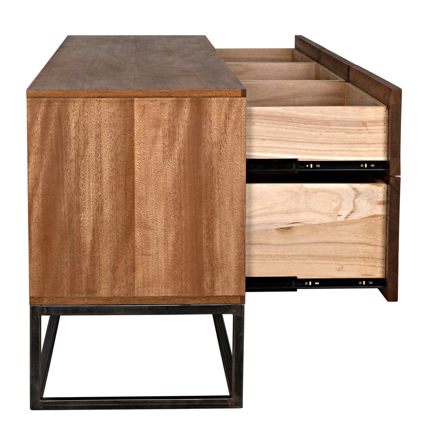 Casanova Sideboard - Dark Walnut-Noir-NOIR-GCON405DW-Sideboards & Credenzas-6-France and Son