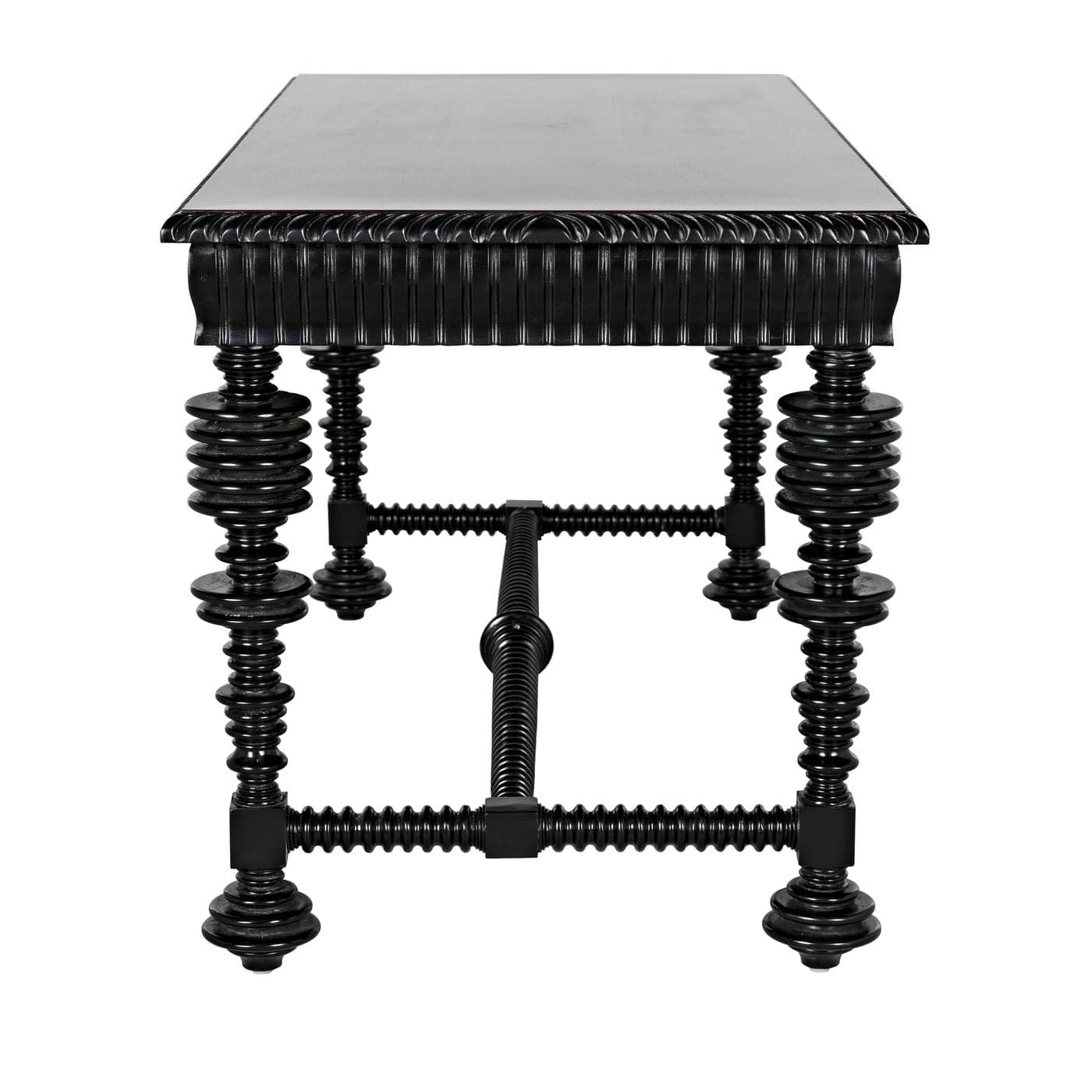 Portuguese Desk, Small (60")-Noir-NOIR-GDES115HB-S-DesksBlack-5-France and Son