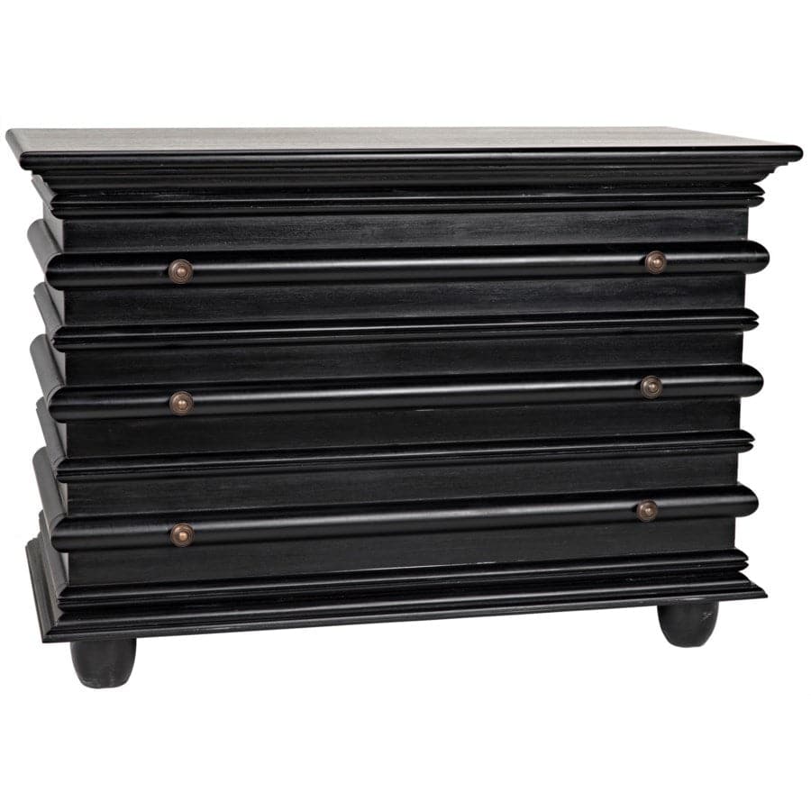 Ascona Small Chest-Noir-NOIR-GDRE137HB-DressersHand Rubbed Black-2-France and Son