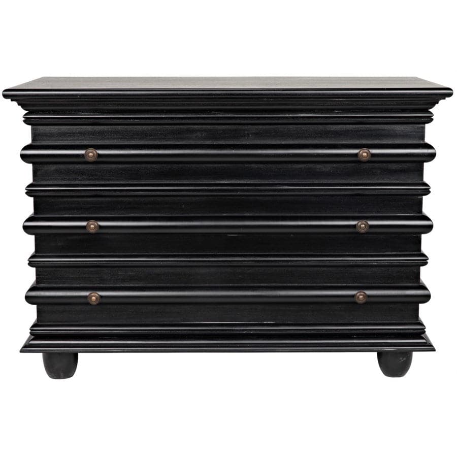 Ascona Small Chest-Noir-NOIR-GDRE137HB-DressersHand Rubbed Black-1-France and Son