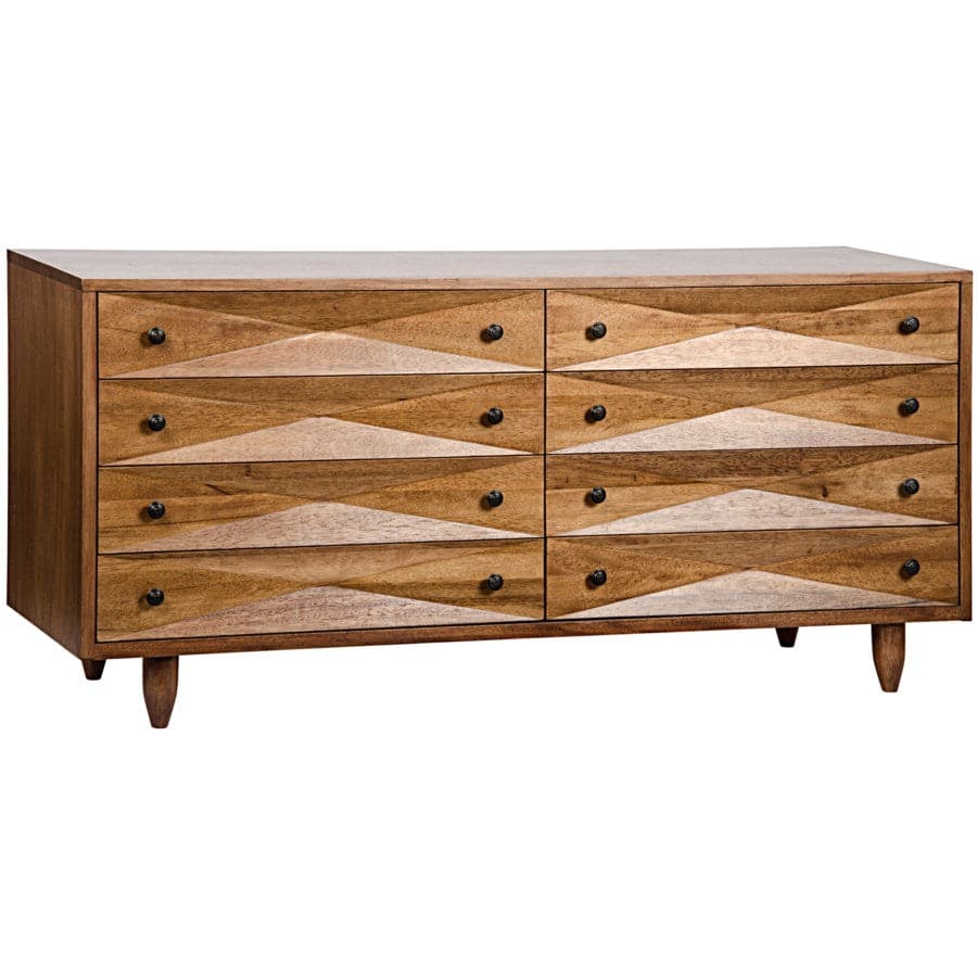 Diamond Double Chest-Noir-NOIR-GDRE180-2DW-DressersDark Walnut-1-France and Son